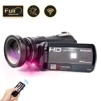 2019 Video Camera Vlogging Camera for YouTube, 1080P FHD 30FPS WiFi Full Spectrum Camcorder, Night Vision Paranormal Investigation Ghost Hunting Camera with 18X Digital Zoom (2 Batteries Included)