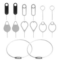 OOTSR Universal SIM Card Tray Eject Pins for All Smart-Phones, Different Stylish SIM Card Pin Ejector Removal Tool Needle Opener for Smart-Phones Such as iPhone Samsung HTC Sony Xperia Google etc.