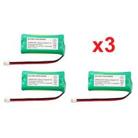 3 Fenzer Rechargeable Cordless Phone Batteries for Vtech 6030 6031 6032 6041 6042 6052 6053 Cordless Telephone Battery Replacement Packs