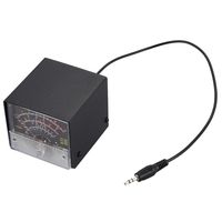 Semoic SWR Power Meter Meter Receiving Useful External Display S Meters for Yaesu FT-857 FT-897 FT-897D FT-897D Metal Stationary Wave Ratio(Black)