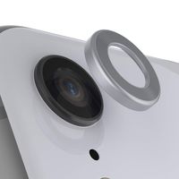 Punkcase Camera Protector Ring | Premium Aluminum Alloy Back Lens Cover Guard [Ultra Slim] Compatible W/Apple iPhone XR (Silver)