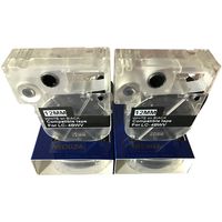 NEOUZA 2PK Compatible for Epson Label Tape Cartridge Width 12mm 1/2" (LC-4BWV9 LK-4WBV White on Black)