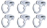 Cable Clic Micro (Pack of 6) (White)