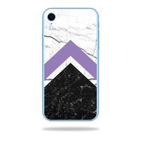 MightySkins Skin Compatible with Apple iPhone XR - Geometric Marble | Protective, Durable, and Unique Vinyl Decal wrap Cover | Easy to Apply, Remove, and Change Styles | Made in The USA