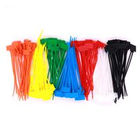 Plastic Self Locking Color Nylon Band, Multicolor Plastic Sealing Strip, Colorful Nylon Tie Wire Belt, Strapping Belt (7colour)
