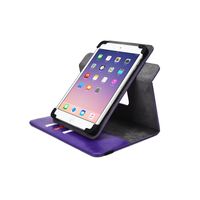 Cooper Diplomat [Travel Carrying Portfolio Luxury Tablet Case] for Samsung Galaxy Tab 3 Lite 7.0 (T110) / 3G (T111) | 360 Rotating Stand (Purple)