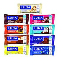 LUNA BAR - Gluten Free Bar - 9-Flavor Variety Pack - (9 Count, 1.69 Ounce Snack Bars)