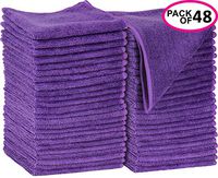Greenco Microfiber Cleaning Cloth 48 Pack, Purple