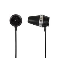 Koss PATHFINDRB Lightweight Earbud Stereophone with In-line Volume Control - (BLACK)