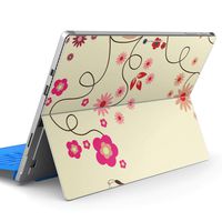 igsticker Ultra Thin Premium Protective Back Stickers Skins Universal Tablet Decal Cover for Microsoft Surface Pro7 / Pro2017 / Pro6 001335 Flower Butterfly