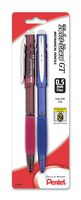 Pentel Twist-Erase GT (0.5mm) Mechanical Pencil, Assorted Barrel Colors, Color May Vary, Pack of 2  (QE205BP2M)