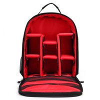 GBSELL Large Pieces Travel Camera Shoulder Carry Case Bag For Canon For Nikon For Sony (Red)