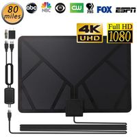 Updated Version MATATA LIFE Professional Amplifier HD Digital Indoor TV Antenna Long 50-85 Miles Range 4K 1080P and All Order TV's Indoor-HDTV Amplified Signal Booster 13ft Coax Cable