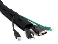 Funk Shway Neo Cable Sleeve Wrap, Neoprene 5 Foot Velcro Wrap, Cut to Desired Length