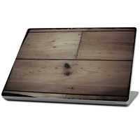 MightySkins Protective, Durable, and Unique Vinyl wrap cover Skin for Microsoft Surface Laptop (2017) 13.3" - Wooden Floral, Black (MISURLAP-Wooden Floral)