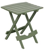 Adams Manufacturing 8500-01-3700 Plastic Quik-Fold Side Table, Sage