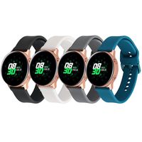 Tkasing Compatible for Samsung Galaxy Watch 42mm Band, 20mm Silicone Strap Sports Replacement Wristband Women Men Large Small for Samsung Galaxy Watch SM-R810/SM-R815,Galaxy Watch Active,Gear Sport