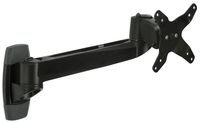 Mount-It! MI-32114 Articulating Rotating and Tilting Single Arm Wall Mount with Quick Release Action for Vesa Compliant 75x75 mm and 100x100 mm Computer Monitors, LCDs, LEDs, and Flat Panel TV Displays Below 30 Inches, Black