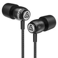 LUDOS Clamor Wired Earbuds in Ear Headphones with Microphone, Earphones with New Generation Memory Foam, Reinforced Cable, Bass, Volume Control Compatible with iPhone, Apple, Samsung, Sony, Huawei