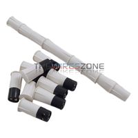 10/Pk White 3/8" Recessed Wired Door Window Sensor Alarm Switch Contact Terminal