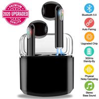 Wireless Earbuds with Charging Case,Bluetooth Earbuds with Mic for Running,Wireless Earphones Bluetooth Earphones with Microphone,Mini Sports Earbuds Sweatproof Compatible iOS Android Smartphone