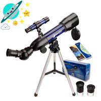 MOUTEC Telescope for Kids & Astronomy Beginners, 50mm Travel Scope - A Real Telescope for Moon Stars Viewing, Bird Watching, Sightseeing & Outdoor Adventures