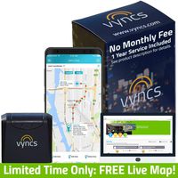Vyncs Car Trucking GPS No Monthly Fee OBD Realtime 3G GPS Tracker for Vehicles 1 Year Data Included - Location Tracking - Driver Alert - Engine Data - for Teens, Seniors, Family or Fleets - Alexa