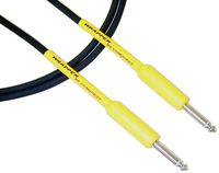 Conquest Sound SWW 20Y 20-Feet Hi-Definition Instrument/Guitar Cable and Switchcraft Plugs with Yellow Heat Shrink