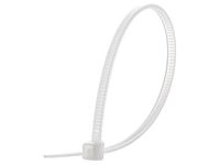 6 Inch Natural Miniature Nylon Cable Tie - 100 Pack