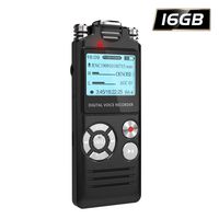 Digital Voice Recorder, HOMIEI 16 GB Voice Activate Recorder/ MP3 Player Rechargeable, HD Audio Recorder with Dual Intelligent Noise Reduction Microphones, for Meetings/Interviews/ Lectures/Class