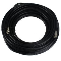 Perfect Vision 036012 50-Feet RG-6 Coaxial Cable with Ends, Black