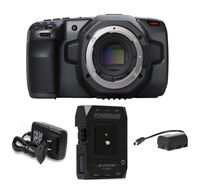 Blackmagic Design Pocket Cinema Camera 6K with Core SWX Powerbase Edge Battery Bundle