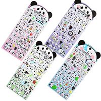 C-Pioneer 3D Cute Panda Diary Stamp Sticker DIY Album Decorative Stationery Stickers Scrapbooking Memo Pad Bubble Sticker