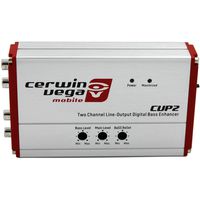 Cerwin Vega Mobile CVP2 2-Channel Line-Output Converter Digital Bass Enhancer, Includes Remote Bass Control + Free LAB Sticker