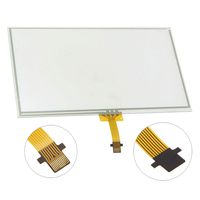 GZTAUTO Touch Screen Digitizer Glass Panel Fit for Toyota Corolla Camry RAV4 Prius C Radio 6.1" 2014-2016