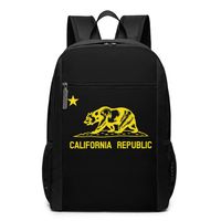 California Republic Travel Laptop Backpack Fashion Computer Business Backpacks Classic Lightweight Bookbag For Women & Men