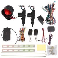 2 Door Keyless Entry Central Lock Locking + Car Alarm Universal 12V Safty Remote Control