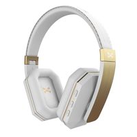 Ghostek soDrop 2 Wireless Bluetooth Headphones with Extra Strong Bass | White & Gold