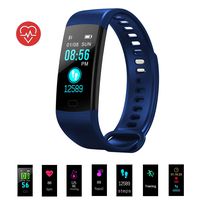 Fitness Tracker, Activity Tracker Fitness Watch with Heart Rate Monitor Color Screen,Waterproof Smart Bracelet with Step Counter,Calorie Counter,Pedometer for Kids Women Men Android iOS