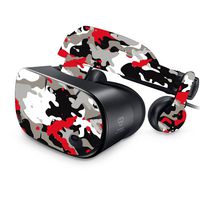 MightySkins Skin Compatible with Samsung Odyssey VR - Red Camo | Protective, Durable, and Unique Vinyl Decal wrap Cover | Easy to Apply, Remove, and Change Styles | Made in The USA
