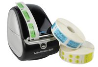 Diversified Biotech DTCR-1000-Y Direct Thermal Cryo-Tags Label, 0.50" Width, 1.05" Length, Yellow (Pack of 1000)