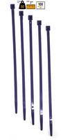 BuyCableTies 7" Standard Indoor Cable Ties - 50 lb Rated - Made in USA - Purple - 100 per bag