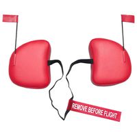 Beechcraft Bonanza 35 Single Engine Cowl Plugs w/ 12" Remove Before Flight Safety Streamer