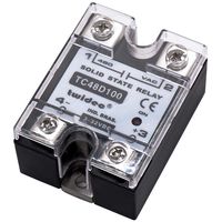 Twidec/Output Single Phase SSR Solid State Relay 100A 3-32V DC to 24-480V AC SSR-100DA