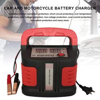 12V/24V Full Automatic Car Battery Charger, Intelligent Pulse Repair Jump Starter Booster Battery Charger Truck Motorcycle Charger