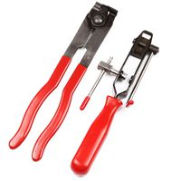 Qbace 2pcs Auto Cv Joint Boot Clamps Pliers Car Banding Tools Kit Set