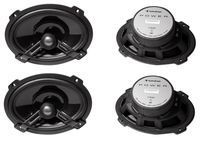 2 PAIRS ROCKFORD FOSGATE T1692 6X9" 2 WAY CAR SPEAKERS