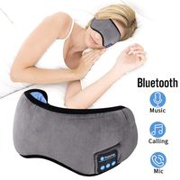 Bluetooth Eye Mask Sleep Headphones,ZesGood Bluetooth 5.0 Wireless Music Travel Sleep Headphones Built -in HD Speakers Microphone Handsfree Adjustable and Washable
