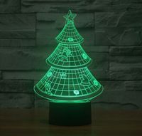 CHIMAERA 3D Magical Optical Illusion Christmas Tree Holiday Lamp