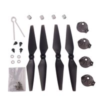 YouCute spare parts for mjx B2C B2W B2 Bugs 2w Bugs 2 RC Drone Blade Aluminum cap (Black large kit)
